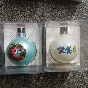 Grateful Dead Set Of 2 Ornaments